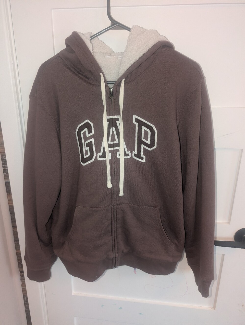 GAP  Hooded Zip-Up Jacket Fleece Lined